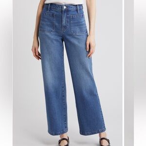 MADEWELL The Perfect Vintage Patch Pocket Wide Leg Jeans